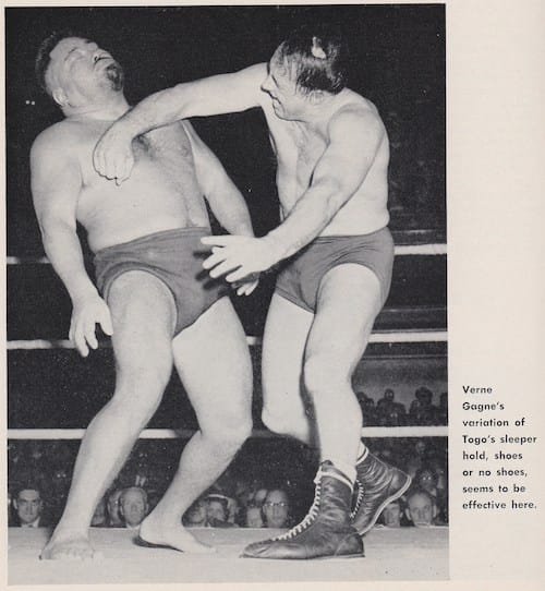 Verne Gagne taking it to Great Togo