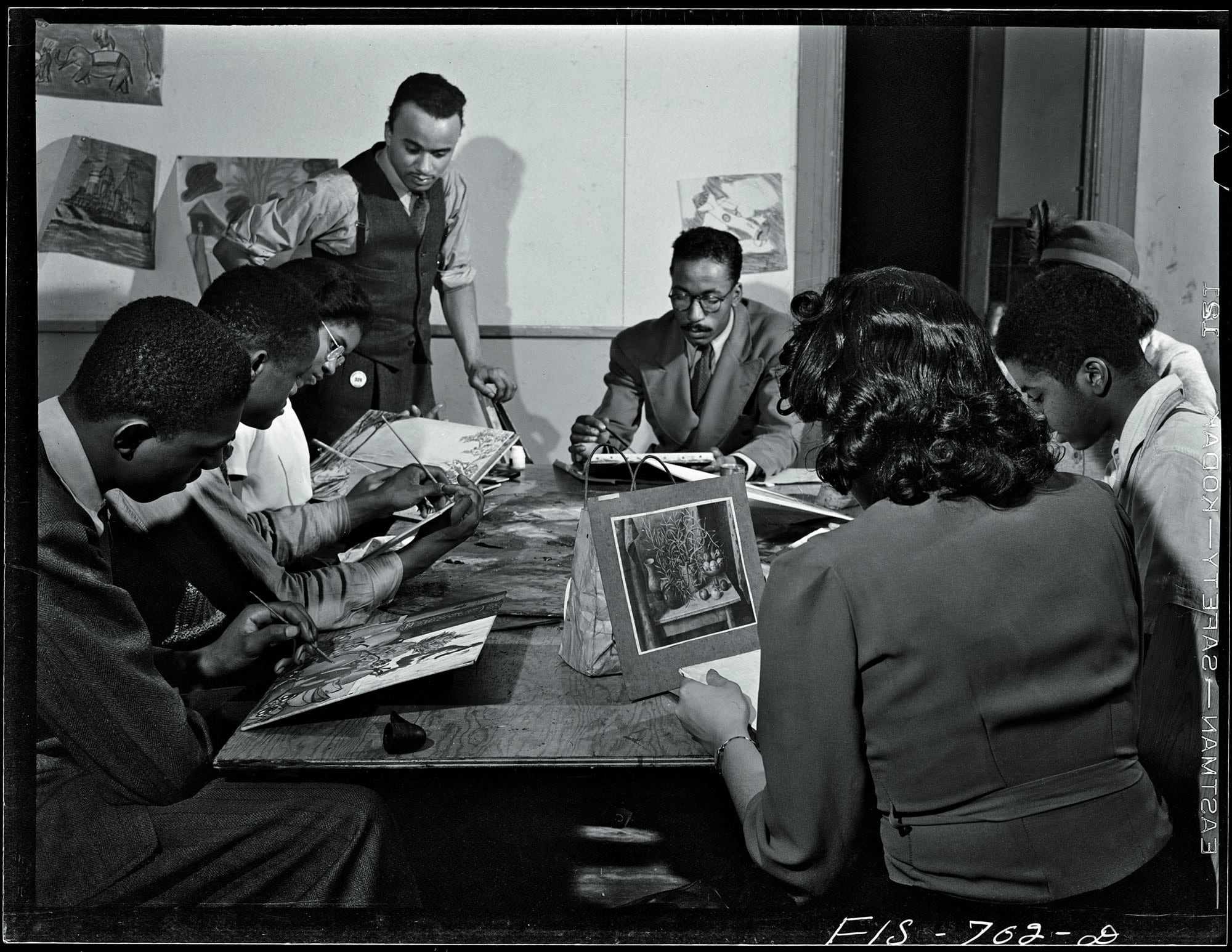 South Side Community Art Center, Chicago, Illinois, 1942, Photograph by Jack Delano