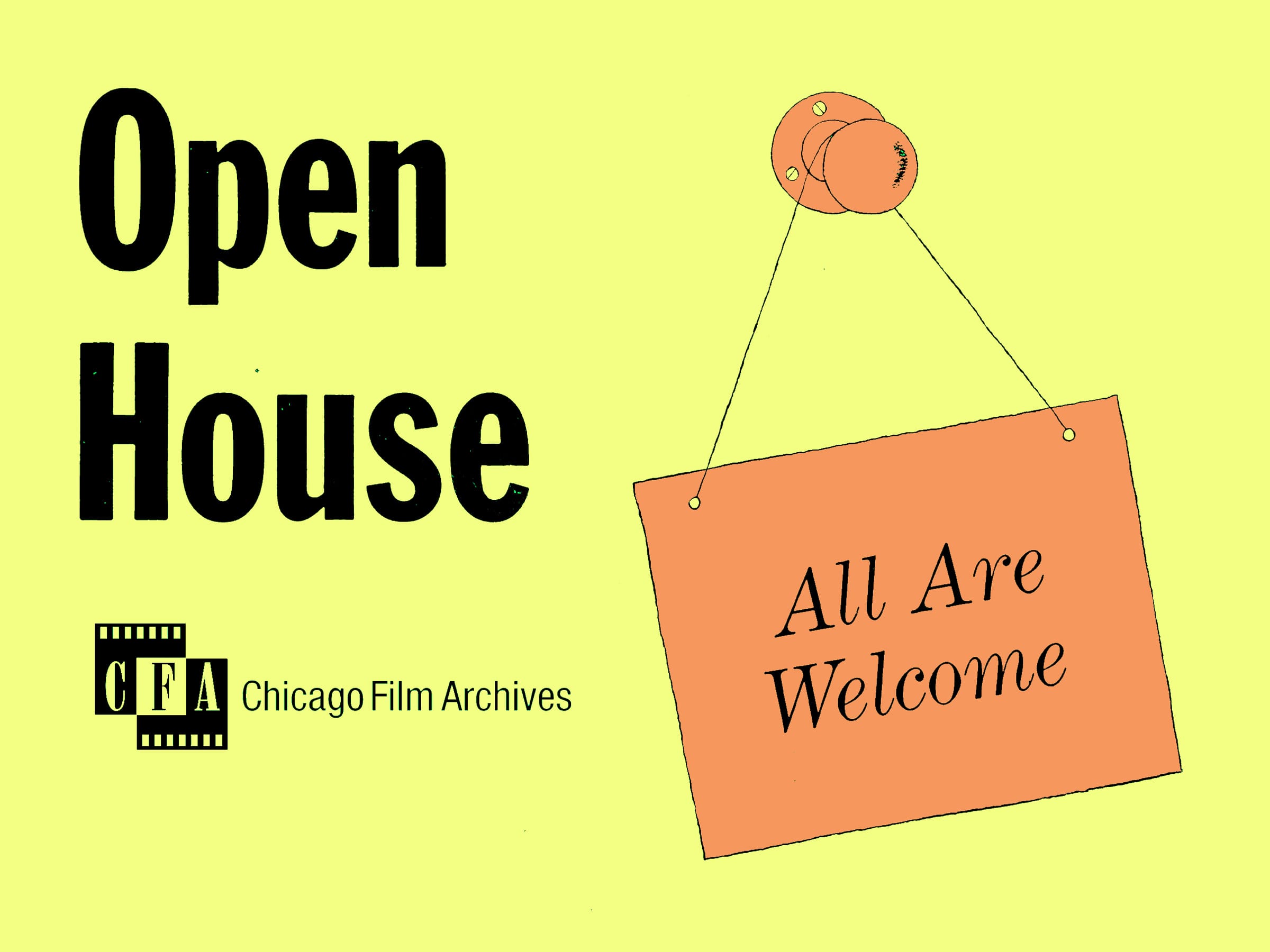November 2026 Chicago Film Archives Open House