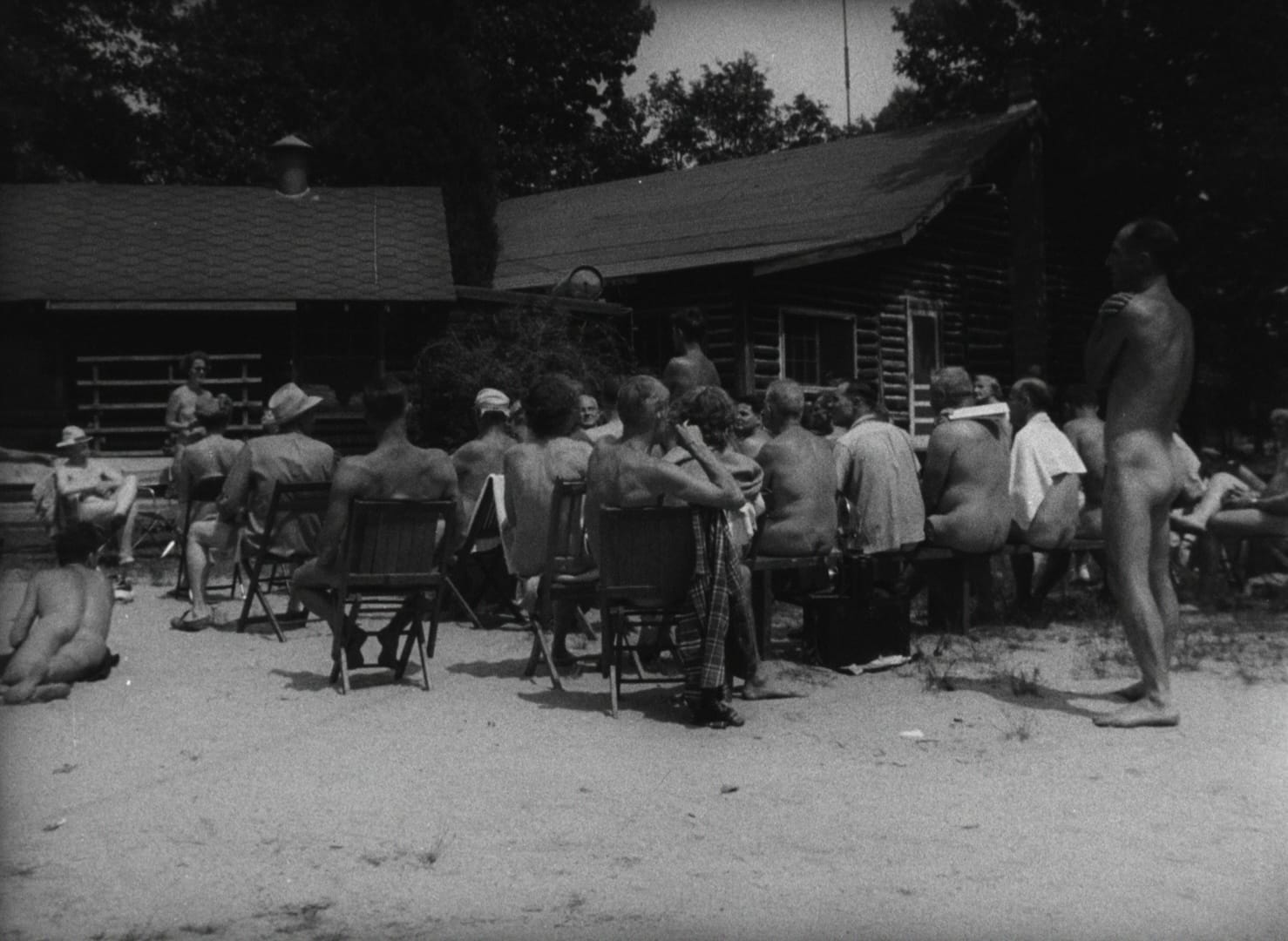 still from American Sunbathing Association Convention film